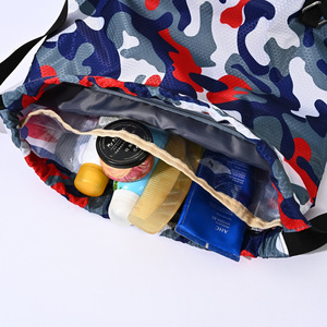 Dry Wet Separation <b>Swimming</b> <b>Bag</b> for Men and Women Waterproof Beach Sports Gym Yoga Backpack with Polyester Lining - Product Image 4