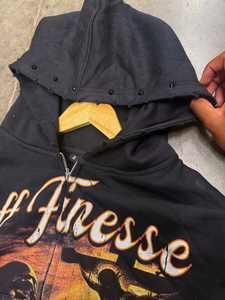 OEM Personnalisable 100% Polaire à capuche classique de haute qualité pour hommes (mélange coton-polyester) 280 à 300 g/m² - Product Image 6