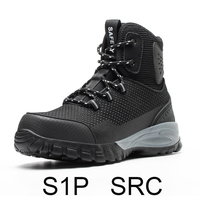 OEM & ODM Chaussures de travail de sécurité légères et respirantes Bottes de travail antidérapantes à bout en acier pour hommes avec anti-crevaison