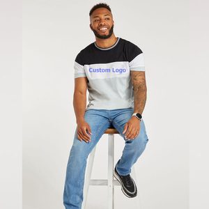 เสื้อยืดคอกลมแขนสั้นสำหรับผู้ชายเสื้อยืดคอกลมทรงเข้ารูปแบบคลาสสิก - Product Image 3