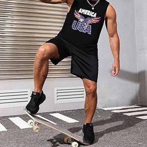 Ropa de gimnasio, camiseta sin mangas de Color sólido para culturismo para hombres, ropa de Fitness, camiseta sin mangas de secado rápido para hombres, hecha por Dress Sports - Product Image 2