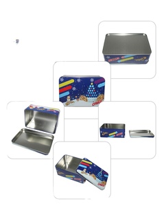 Large Capacity Customizable s External Winding Tinplate Rectangular Can Holds Various Cookies Candy & <b>Chocolate</b> - Product Image 3