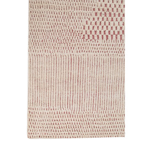 Alfombras de Lana Anudadas a Mano Entropy Rojas y Naranjas AKWL-2093 para Decoración del Hogar - Diseño Kilim Abstracto para Sala de Estar, Pasillo y Entrada - Product Image 4