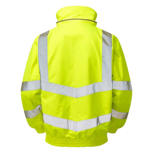 Chaqueta Impermeable de Alta Visibilidad de Dos Tonos, Nueva, 2026, Reflectante, ANSI Clase 2, EN ISO 20471 Clase 2, con Logotipo Personalizado, Ropa de Trabajo de Seguridad - Product Image 4
