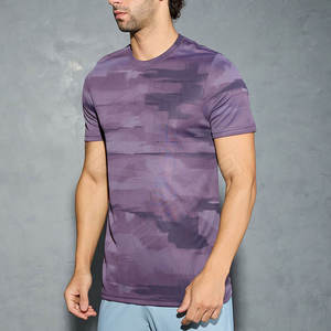 Camiseta de manga corta de color liso de verano para hombre, camiseta personalizada con cuello redondo, camiseta de gran tamaño para hombre - Product Image 3