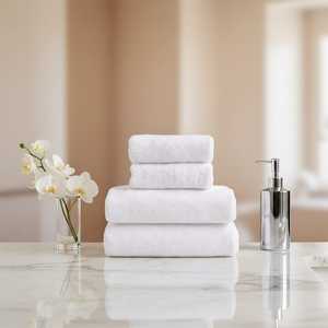 ผู้ผลิตผ้าขนหนูอาบน้ำโรงแรมสีพื้น 100% ผ้าฝ้ายตุรกี ขนาด 70x140 ซม. 450 GSM ซุปเปอร์ซับน้ำ ทนทาน นุ่มสบาย ผลิตในตุรกี รับผลิตแบบ OEM - Product Image 5