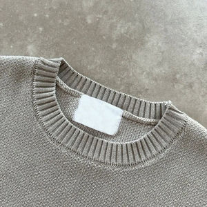 Suéter de Punto Personalizado para Hombre, Jersey Bordado, Prenda de Punto, Cuello Redondo, Jersey de Algodón para Hombre, Suéter para Hombre - Product Image 3