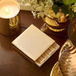 Boîte à allumettes en laiton personnalisée avec étui et couvercle, logo gravé en métal de luxe, sécurité, écologique, en vrac pour les acheteurs mondiaux - Product Image 3