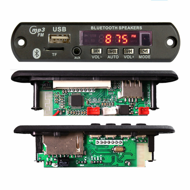 Bt Mp3 12 Volt Usb Audio Player Board for Dvd Player