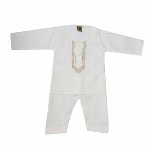 Trajes Kurta Shalwar para Recién Nacidos - Color Blanco Hueso - Product Image 1