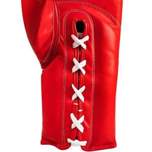 Profesional 100% Original cuero de vaca PU guantes de boxeo de alta calidad transpirable 8oz cómodo Material de PVC para artes marciales - Product Image 5