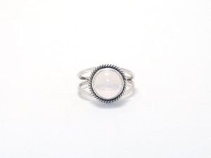 Women's Boho <b>Statement</b> <b>Ring</b> Natural Rose Quartz Gemstone Set in Solid Sterling Silver Wedding Occasion Wholesale - Product Image 2