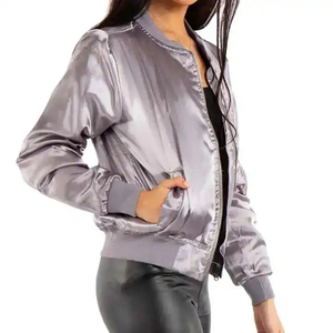 Professional Manufacturers <b>Women</b> <b>Bomber</b> <b>Jacket</b> Multi Pockets Breathable Fashion Windproof Slim Long Sleeve Custom <b>Bomber</b> <b>Jacket</b> - Product Image 1