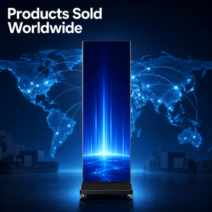 flexible led display panel led light <b>box</b> displayrectangular wooden led display base - Product Image 6