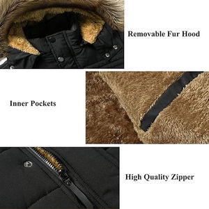 Veste parka pour homme, style nouveau, hiver, imperméable, écologique, coupe-vent, personnalisée - Product Image 5