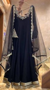 Nueva colección de diseñadores Heavy Georgette Sequence Vestido bordado y parte inferior con Secuencia de red pesada y borde de encaje Dupatta - Product Image 4