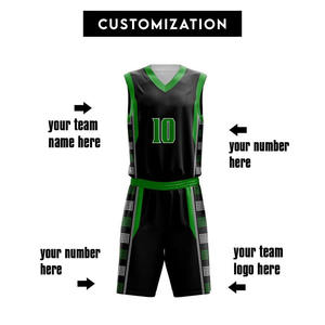 2024 uniforme de basket-ball réversible pour adultes et enfants Logo personnalisé nom de l'équipe maillot court grande taille nouveau Design - Product Image 3