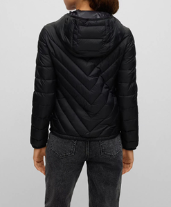 Chaqueta de Invierno con Capucha y Logotipo Personalizado Sublimado, Chaqueta Bomber Ligera para Hombre y Mujer, Material de Tela de Alta Calidad, Venta al por Mayor - Product Image 2