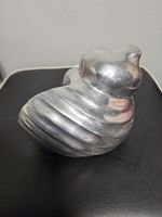 ALUMINIUM CLASSIQUE CHROME LAPIN OU LAPIN MANGEANT DE LA LAITUE LUIS LEJEUNE VOITURE MASCOTTE
