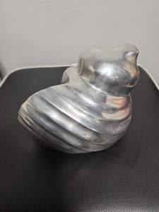 ALUMINIUM CLASSIQUE CHROME LAPIN OU LAPIN MANGEANT DE LA LAITUE LUIS LEJEUNE VOITURE MASCOTTE - Product Image 6