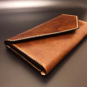 Pince à billets femmes portefeuille Logo personnalisé porte-cartes étanche en cuir véritable minimaliste LSW-0067 - Product Image 2