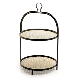 Soporte de postre de boda de forma y tamaño personalizados en la India Soporte de pastel de hierro y madera de calidad superior Soporte de exhibición de nuevo diseño - Product Image 5