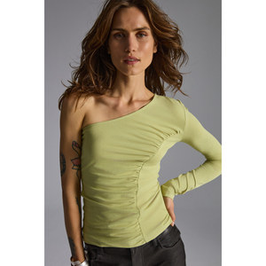 Blusa de Manga Larga con Volantes de Algodón Orgánico para Mujer ETHIQUET VIYOL - Product Image 4