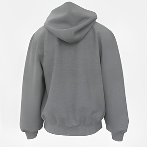 Casual Hoodie <b>Mens</b> Womens 100% Cotton Lightweight Oversized Zip Pullover Streetwear Solid Winter Soft Breathable Custom OEM - Product Image 1