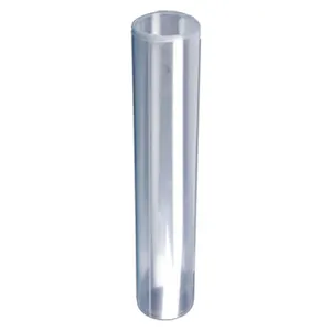 Tubo de prueba de fondo plano, sin borde, borosilicato 3,3, tubo de prueba de vidrio, nuevo diseño, fabricante de modelo