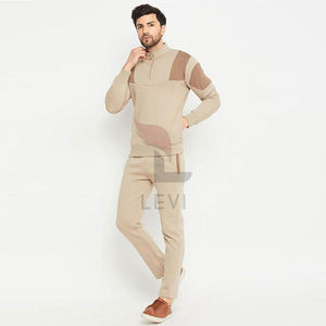 Chándal de hombre de última colección fabricado profesionalmente, chándal de hombre con diseño de logotipo personalizado en color sólido - Product Image 1