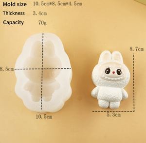 اصنعها بنفسك الغذاء الصف سيليكون Labbu قالب سيليكون أفخم اليد بدوره أداة كعكة - Product Image 4