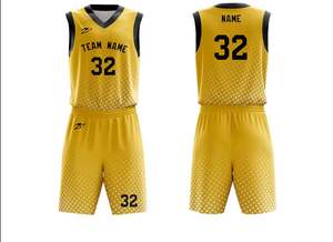 ชุดบาสเก็ตบอลเครื่องแบบบาสเก็ตบอลชุดบาสเก็ตบอลความยาวปกติพิมพ์ลายออกแบบได้ตามต้องการล่าสุด - Product Image 3