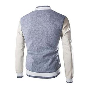 Chaqueta universitaria para hombre de ropa informal, chaqueta de invierno antiarrugas de tendencia superior, chaqueta universitaria de precio barato de alta calidad con hecho a medida - Product Image 2