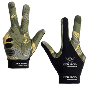 Guantes de Snooker Deportivos Industriales Wolson Premium, Tela de Poliéster/Lycra, Ligeros y Ajustables para Entrenamiento y Competición de Billar - Product Image 1