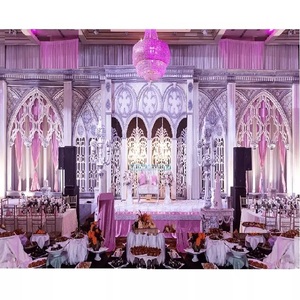 Grand gros décor de scène de mariage asiatique magnifique décor de scène de mariage, décor de scène de mariage avec le Prince rêveur de disney - Product Image 1