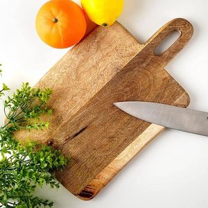 Vente en gros de blocs à découper en bois d'acacia extra large planche à découper épaisse à fromage bon marché Artisan Aura - Product Image 4