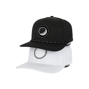 Casquette de golf personnalisée avec logo, 5 panneaux, perforations laser sur mesure, casquette de sport haute performance, fabrication OEM Vietnam, boucle réglable - Product Image 2