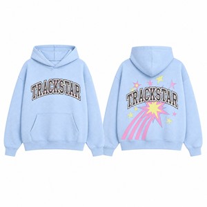 เสื้อฮู้ดดี้ Trackstar ไซส์ใหญ่ ปักลายได้ตามสั่ง ผ้าคอตตอนผสมขนแกะ ใส่ได้ทั้งชายและหญิง เสื้อผ้าลำลองสำหรับฤดูหนาว ขนาดสั่งทำได้ ชุดกีฬา TS-HD-084 - Product Image 4