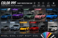 Film de protection de peinture (PPF) en TPU satiné pour voitures, 1,52 x 15 m, garantie 5 ans+, vente en gros en vrac