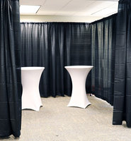 Tuyau et draperie Portable Dressing 10x10ft Vestiaire Magasin de vêtements Temporaire Mobile Protection de la vie privée Dressing