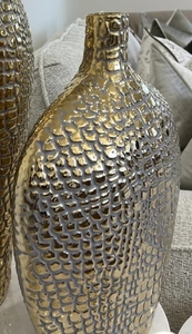 Maceta de Aluminio con Acabado Tallado a Mano, Diseño de Lujo Duradero para Plantas de Interior/Exterior, Decoración del Hogar y Jardín - Product Image 2