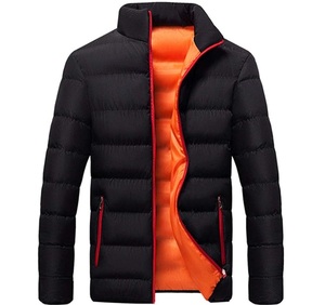 Tốt Nhất Bán Windproof Trọng Lượng Nhẹ Mùa Đông Vịt Xuống Dây Kéo Áo Khoác Trống Colour Hight Chất Lượng Bông Nóc Xuống Áo Khoác Cho Mens - Product Image 2