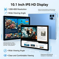 Tableta Educativa de 10.1 Pulgadas, Android 16, WiFi, Octa Core, 6GB de RAM, 64GB de ROM, Doble SIM, con Teclado Inalámbrico