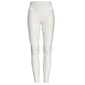 Women's Fitness Activewear Seamless Mid-Waist Elastic Waist <b>Leggings</b> with Solid <b>Pattern</b> Quick Dry & Breathable Workout Pants - Product Image 1