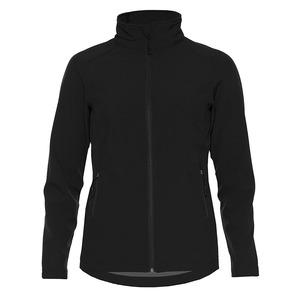 Women's Casual <b>Black</b> Hooded Jacket Lightweight Zip Up Windbreaker - Product Image 4