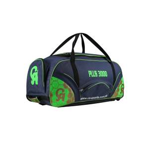 Bolsa de Transporte para Equipo de Cricket CA Plus 3000 con Ruedas, Negra/Verde - Product Image 3