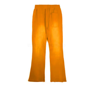 Pantalones de hombre lavados último diseño lavado ácido acampanados pantalones de sudor hechos en Pakistán al por mayor personalizado lavado ácido acampanado pantalones de sudor OEM - Product Image 4