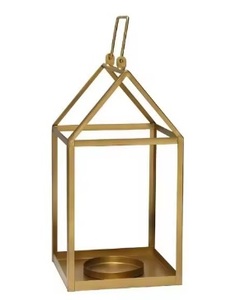Modern Luxury Round Decorative Glass Candle <b>Lantern</b> High Quality Hanging Iron for Home for Ramadan Festival or Christmas <b>Set</b> - Product Image 2
