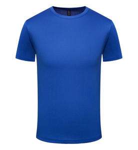 Venta al por mayor de camisetas de poliéster de alta calidad deporte transpirable de manga corta Camiseta lisa de impresión personalizada camiseta en blanco - Product Image 5