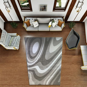 Meilleure vente Goldenmoon moderne réversible anti-dérapant imprimé tapis Super doux abstrait tissé tapis tapis pour la maison vivant lavable - Product Image 4